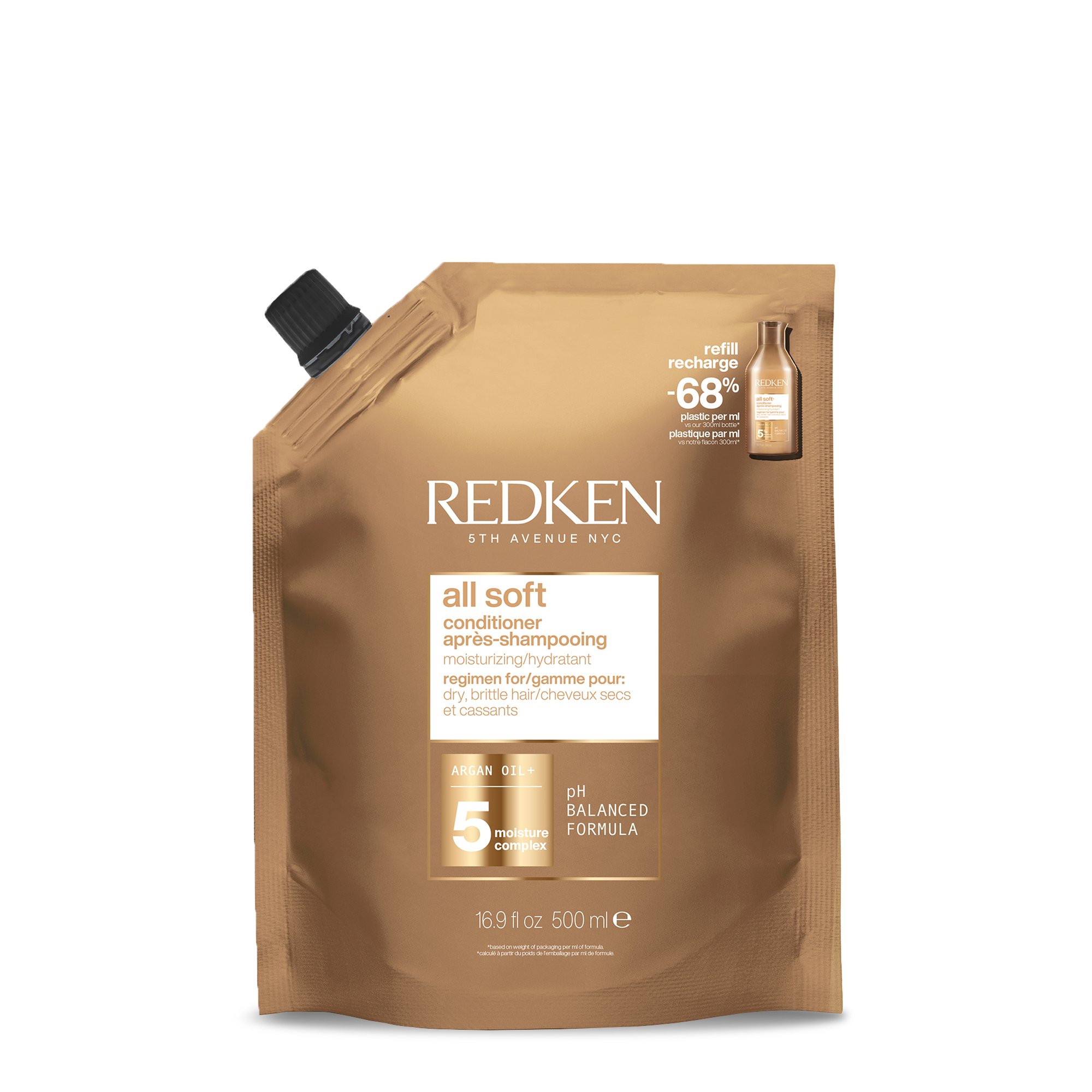 Redken All Soft Argan Oil Conditioner For Dry Damaged Hair